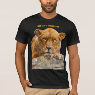 AFRICAN LION Big Five Cat Wildlife T - Shirt
