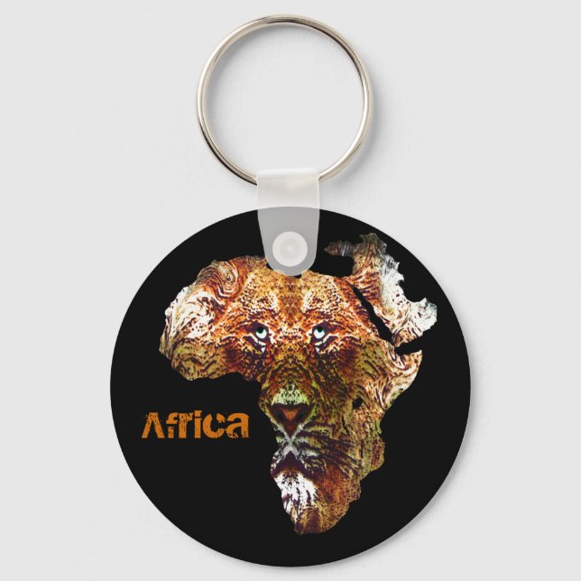 African Lion Schlüsselanhänger (Vorderseite)