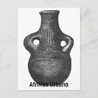 African Luba Pottery Series Postkarte