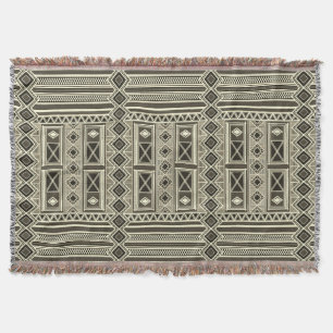African Mali Pattern Throw Blanket V Decke