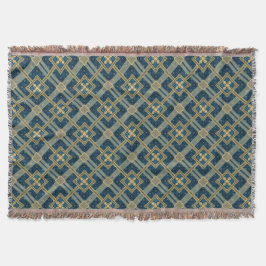 African Mali Pattern Throw Blanket XI Decke
