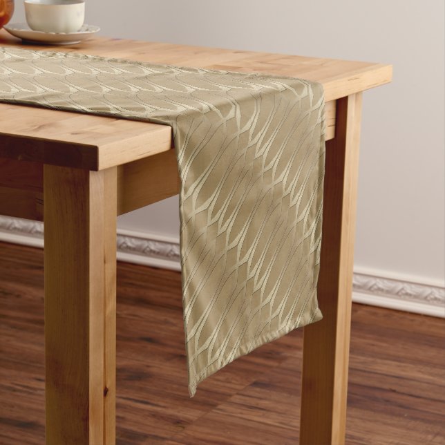 African Motif Print Kurzer Tischläufer (Beispiel)