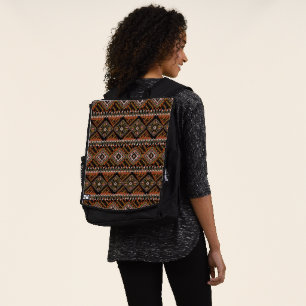 African Mud Cloud Inspiriert Boho Rucksack