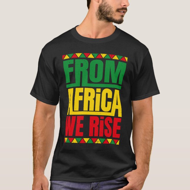 African Native African Americans Black History Mon T-Shirt (Vorderseite)