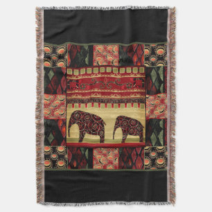 African Patchwork Decke