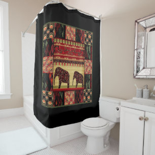 African Patchwork Duschvorhang
