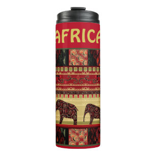 African Patchwork Thermosbecher