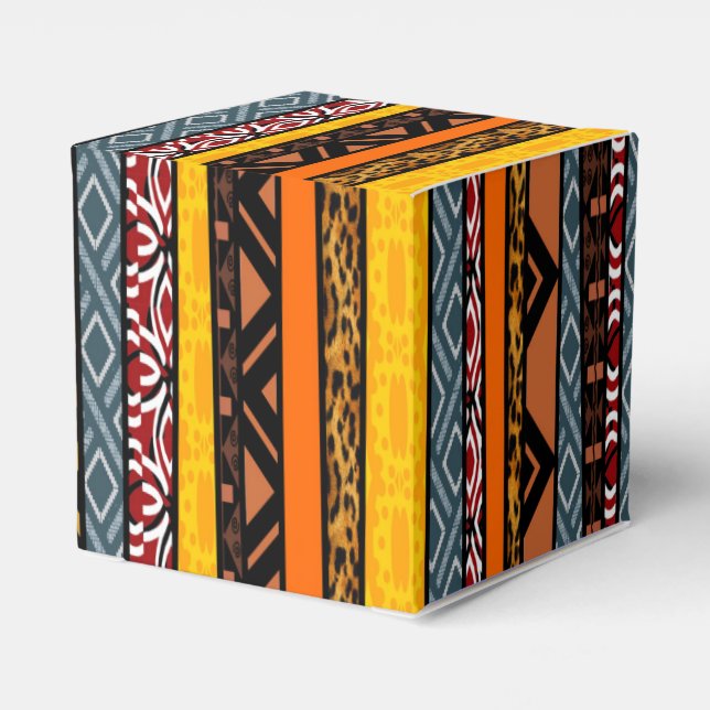 African Patern Mix Geschenkschachtel (Rückseite)