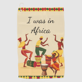 African Pattern  Golfhandtuch