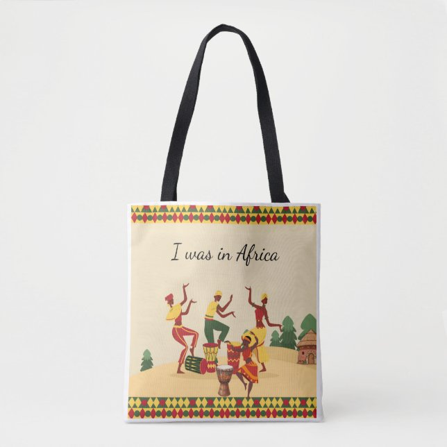 African Pattern Tote Bag | Ankara Print | Cultural Tasche (Vorderseite)