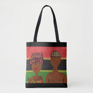 African Peace & Liebe Canvas Bag Tasche