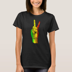 African Peace Sign Black History Montag Cool BLM M T-Shirt