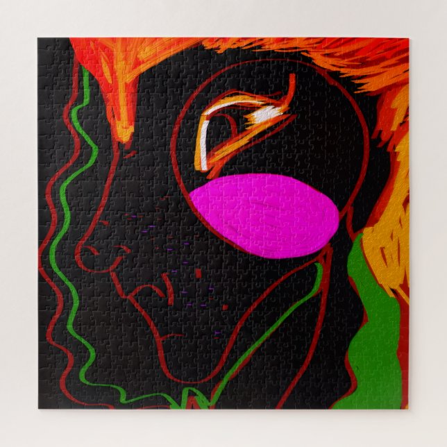 African Phoenix Rising Jigsaw Puzzle (Vertikal)