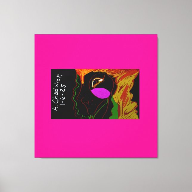 African Phoenix Rising  Leinwanddruck (Vorderseite)