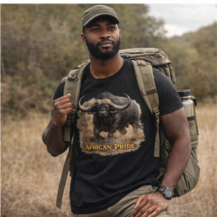 African Pride Büffel   Kapbüffelstärke  Tri-Blend Shirt