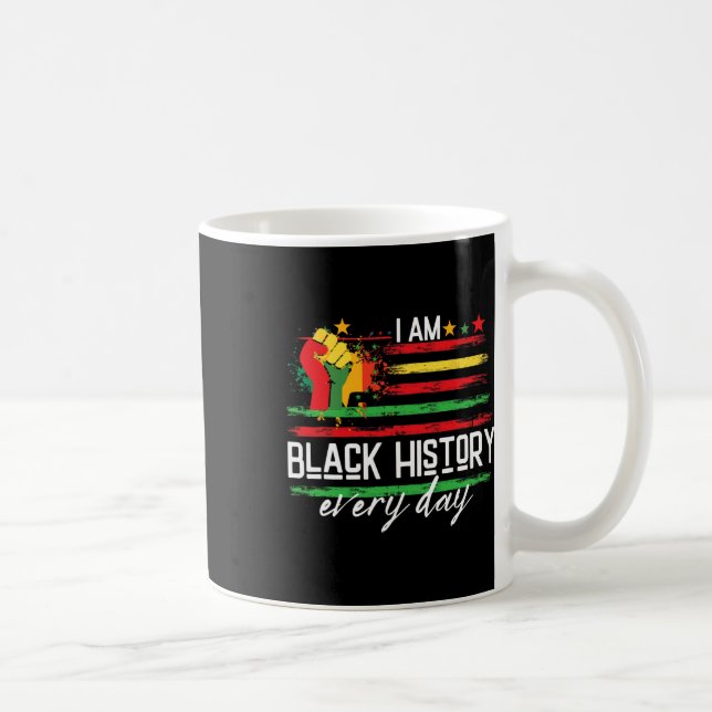 African Pride Juneteenth Schwarze Geschichte Monat Kaffeetasse (Rechts)