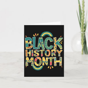 African Pride Men Black History Monat 24 7 Bhm Wom Karte