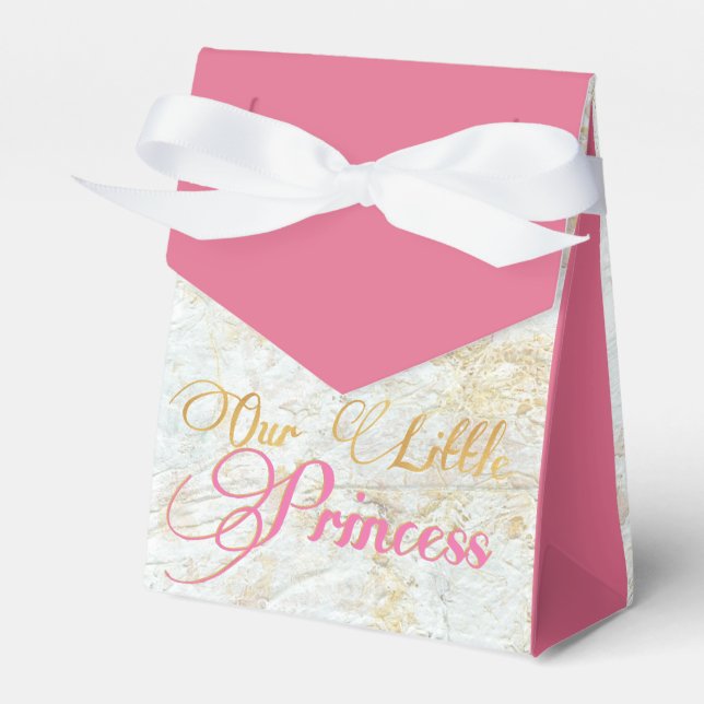 African Princess Extravagant Pink|Gold 1. Geburtst Geschenkschachtel (Vorderseite)