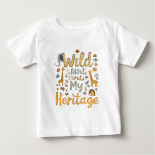African Print Baby Bib - Stolz auf meine Wurzeln T-shirt