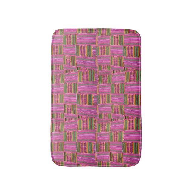 African Print Badematte (Vorderseite Vertikal)