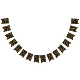 African Print Bunting Flags Wimpelkette