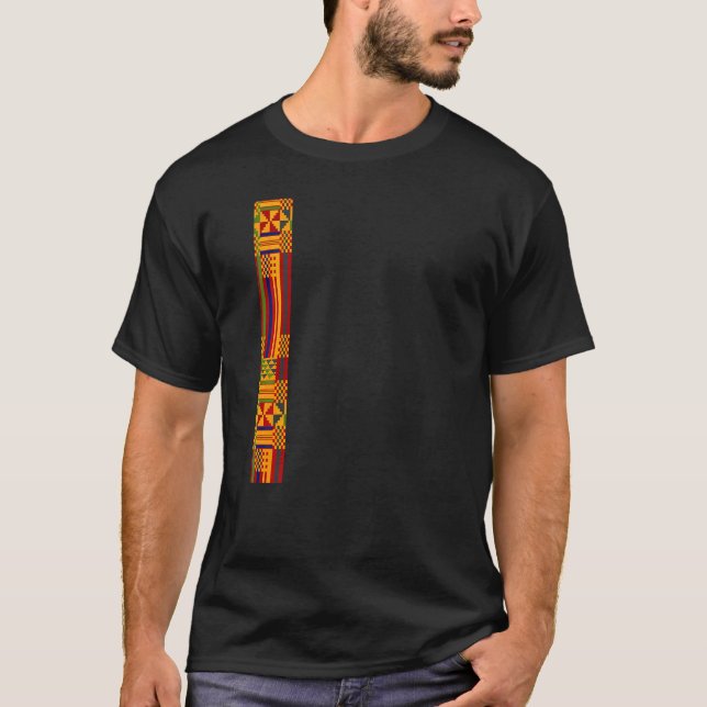 African Print Dashiki Traditional African Kente Cl T-Shirt (Vorderseite)