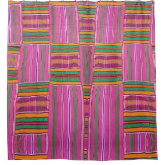 African print duschvorhang