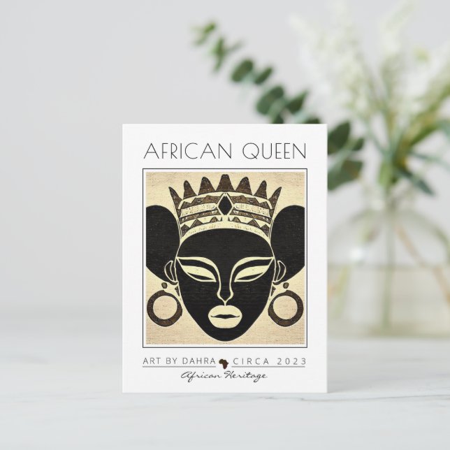 AFRICAN QUEEN POSTKARTE (Stehend Vorderseite)