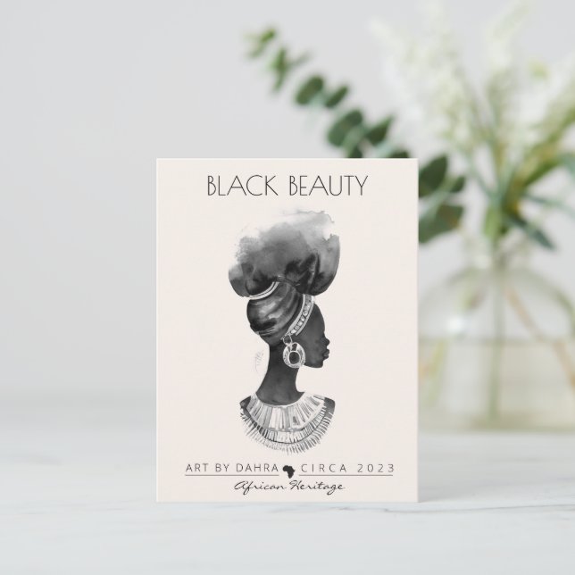 AFRICAN QUEEN POSTKARTE (Stehend Vorderseite)