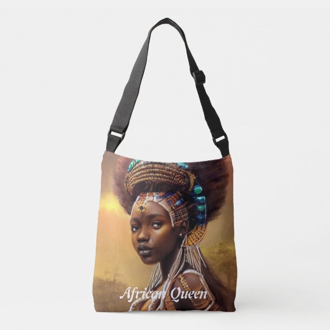 African Queen- Tragetaschen Mit Langen Trägern (Vorderseite)