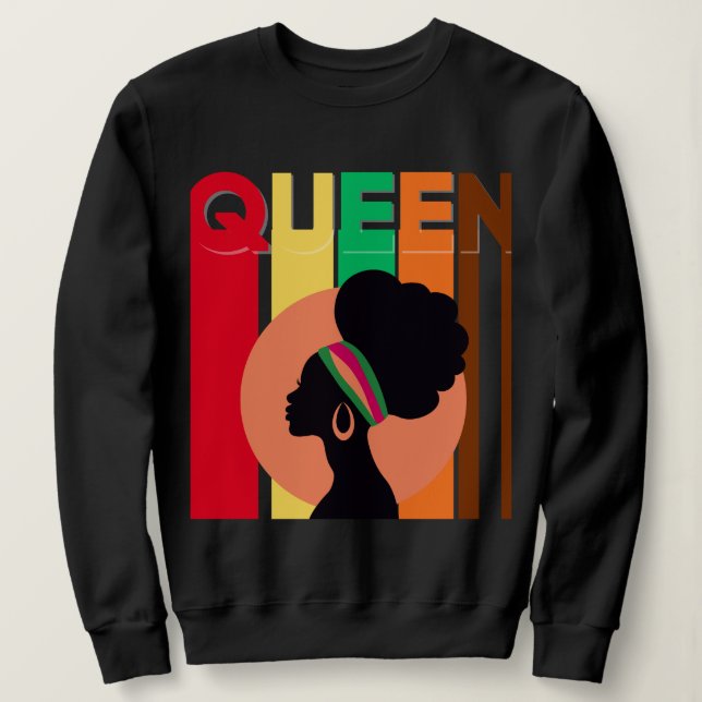 African Queen Women's Sweatshirt (Design vorne)