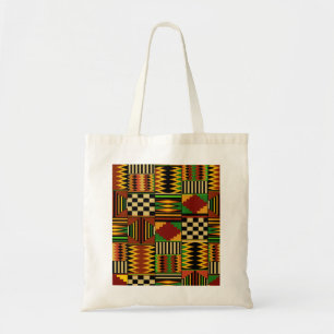 African Royal Kente Cloud Design Tragetasche