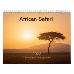 African Safari 2023 Calendar Kalender