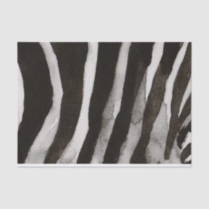 African Safari Painted Zebra Stripes Seidenpapier