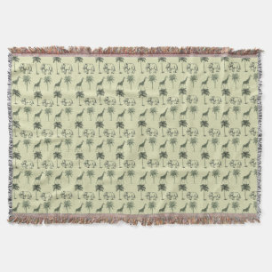 African Savanna Pattern Decke