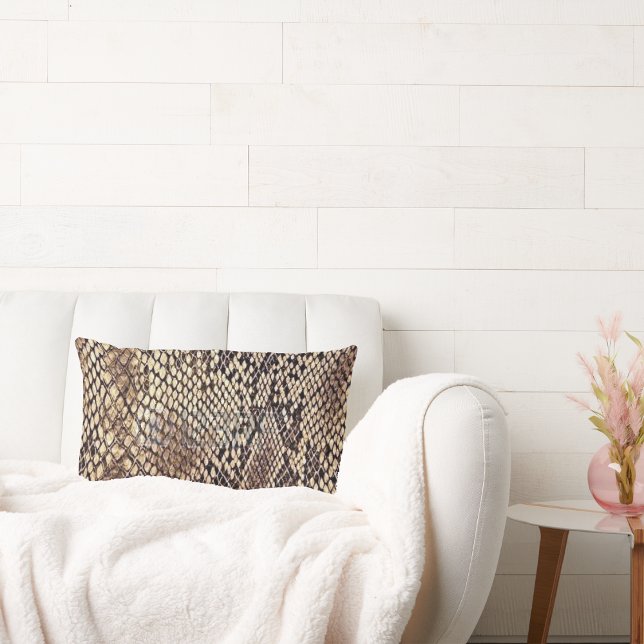 African Snake Skin Print Lendenkissen (Von Creator hochgeladen)