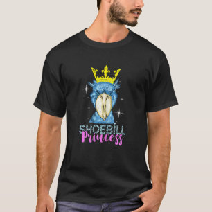 African Storch Shoebill Princess Crown African Bir T-Shirt