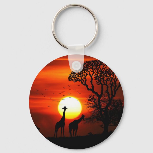 African Sunset Schlüsselanhänger (Vorderseite)
