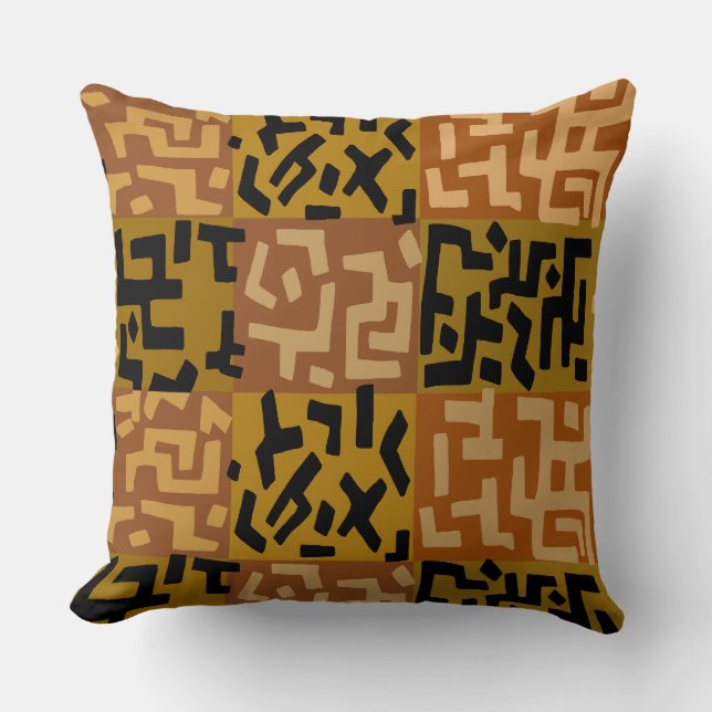 AFRICAN TRIBAL BAKUBA KISSEN (Vorderseite)