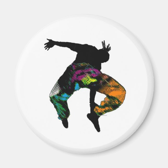 African Tribal Dance Magnet (Vorne)