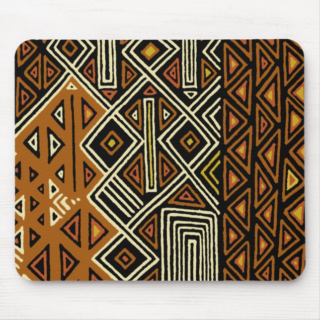 African Tribal Kuba Design Mousepad (Vorne)