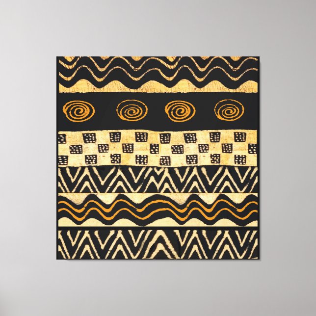 African Tribal Shaman Design Leinwanddruck (Vorderseite)