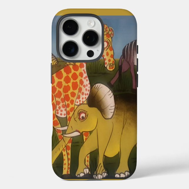 African Trio Art Print iPhone 16 Pro Hülle (Rückseite)