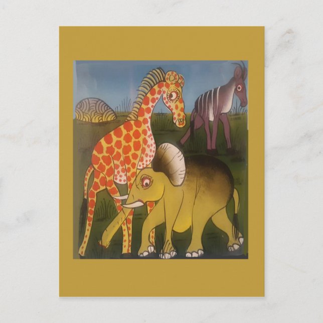 African Trio Art Print Postkarte (Vorderseite)