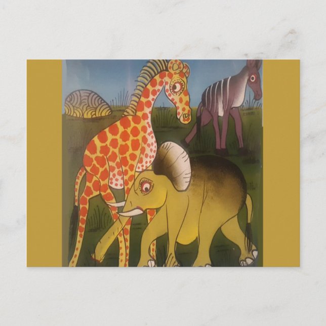 African Trio Art Print Postkarte (Vorderseite)