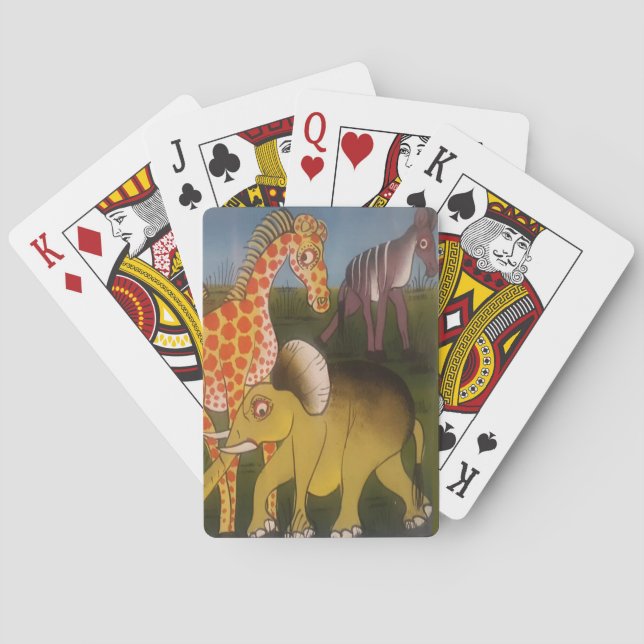 African Trio Art Print Spielkarten (Rückseite)
