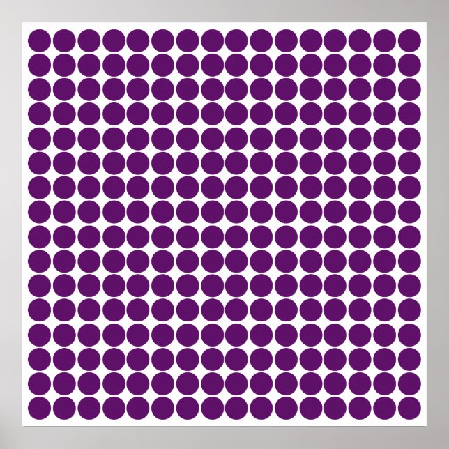 African Violet Safari Dot Poster (Vorne)
