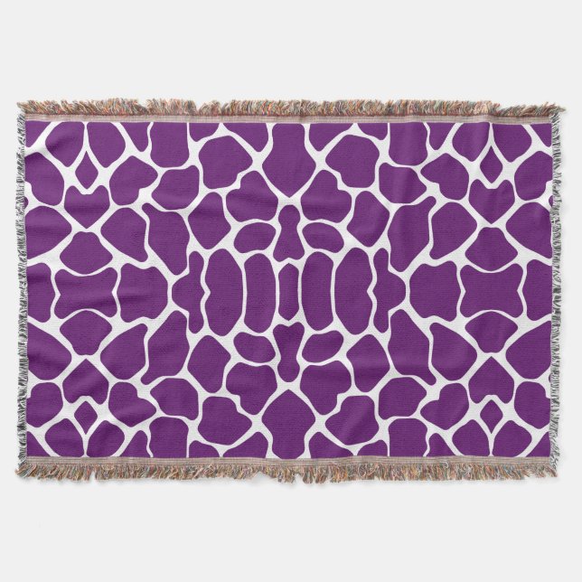 African Violet Safari Giraffe Decke (Vorderseite)