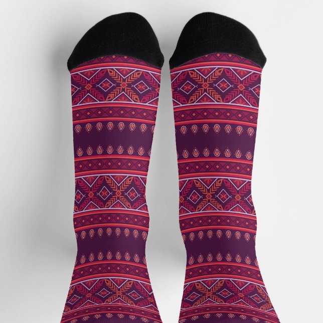 African Wax Print Africa United UNIA Afri Socks Socken (Oben)