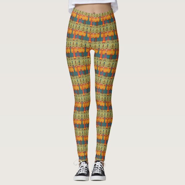 African Women - Power Yoga Leggings (Vorderseite)